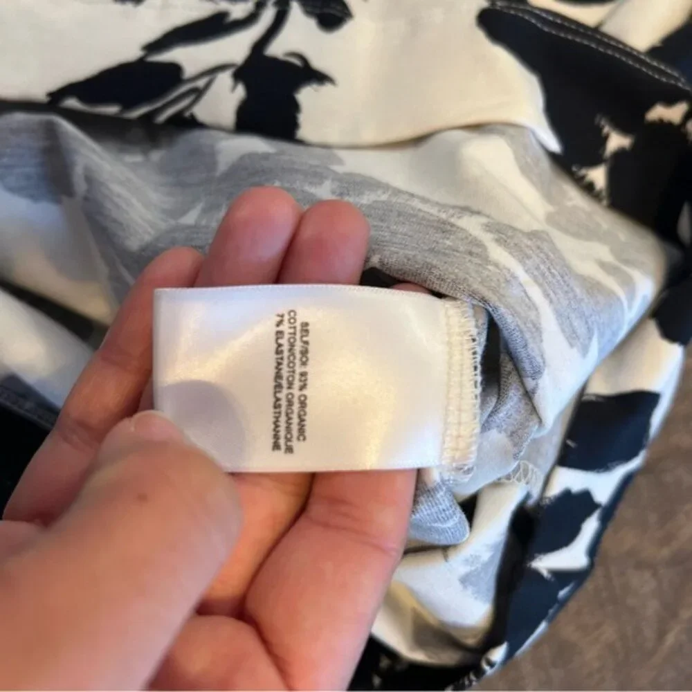 Tanya Taylor Floral Cotton Front Twist Midi Dress 1X - Picture 4 of 6